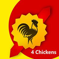 4 chickens